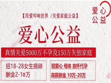 文登捐卵助孕生子 爱心志愿者招募